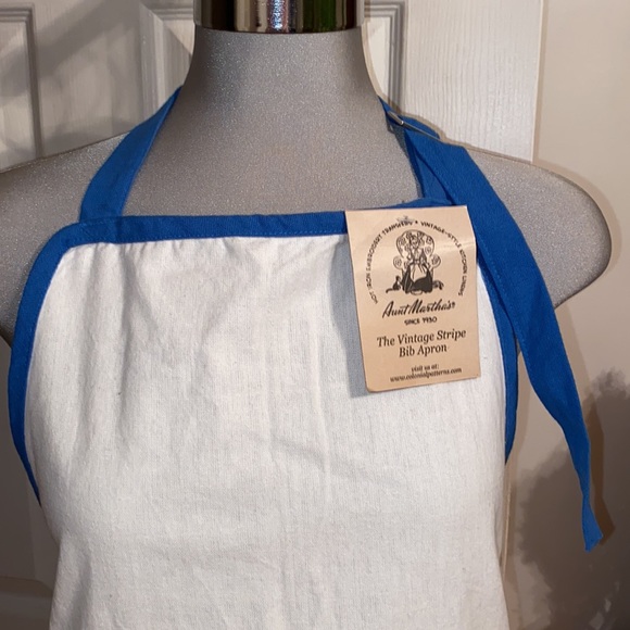 Vintage Stripe Bib Apron by Aunt Martha’s - NWT - Picture 5 of 13